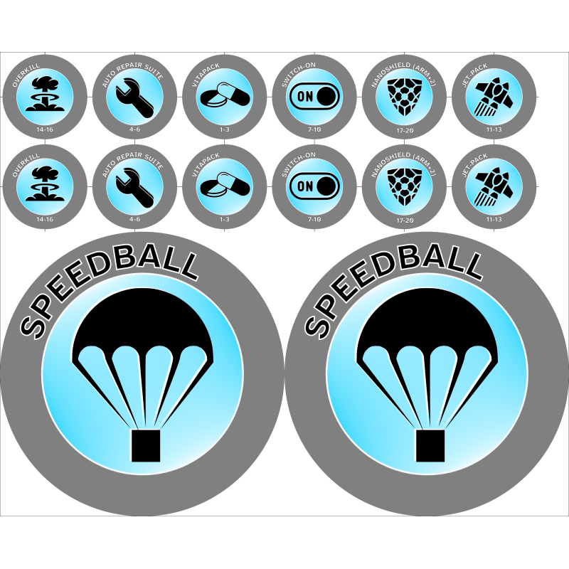 token speedball infinity token speedball infinity