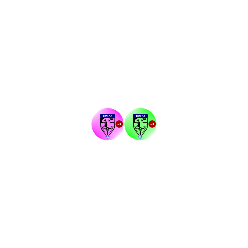 Set 2 jetons Infinity Impersonation-1 Set 2 jetons Infinity Impersonation-1