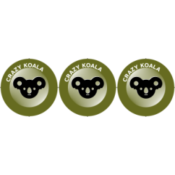 Set 3 jetons Infinity Crazy Koala