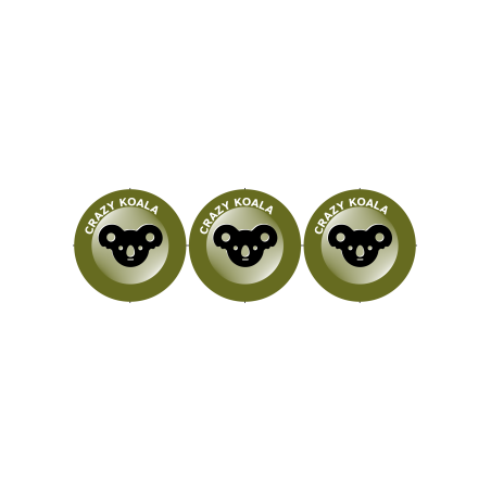 Set 3 jetons Infinity Crazy Koala